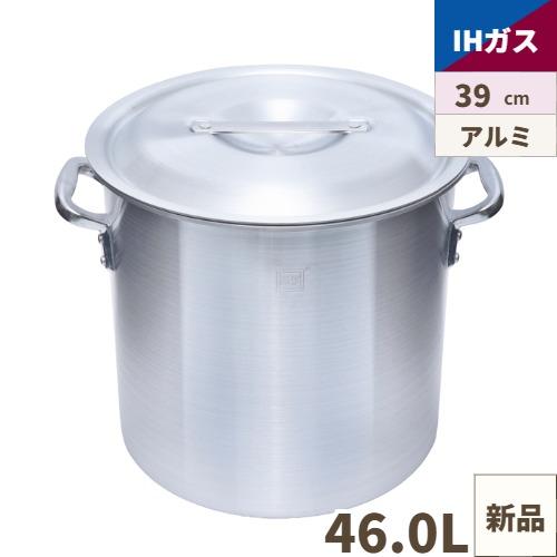 【Thunder Group】IH対応アルミ寸胴鍋(目盛付) 39cm IALZND039