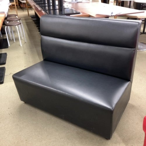 中古】ソファー黒 幅1000×奥行590×高さ830 座面高さ：370 【送料別途