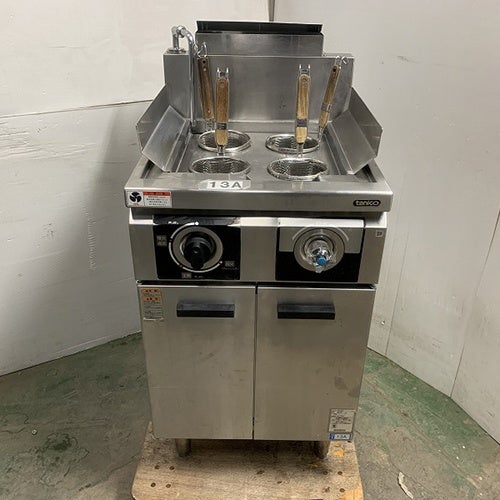 業界最長1年保証】【中古】角型ゆで麺機 タニコー THU-50 幅500×奥行