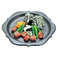 陶板【六角 陶板焼 黒 小 T-33】 T-33【グループA】