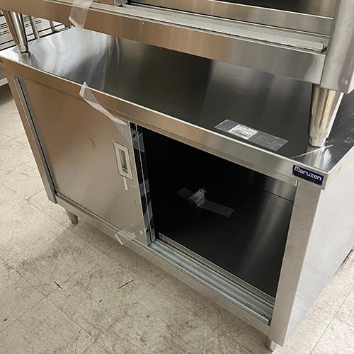 中古】調理台 BGなし マルゼン 幅1200×奥行600×高さ800 【送料別途見積