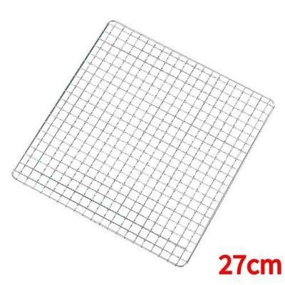 EBM 18-8 角型 クリンプ目 焼アミ 27cm