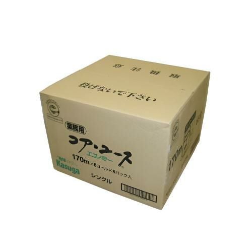 トイレットペーパー コアユース170 シングル (48入) 幅108×170m巻 小物送料対象商品