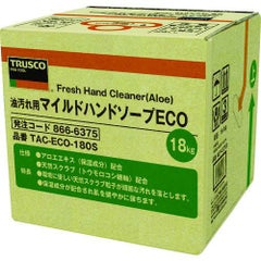 TRUSCO マイルドハンドソープ ECO 18L 詰替 バッグインボックス