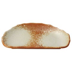 盛皿 【火色 半月7.0皿】 幅209mm×奥行132mm×高さ27mm【グループB】【プロ用】