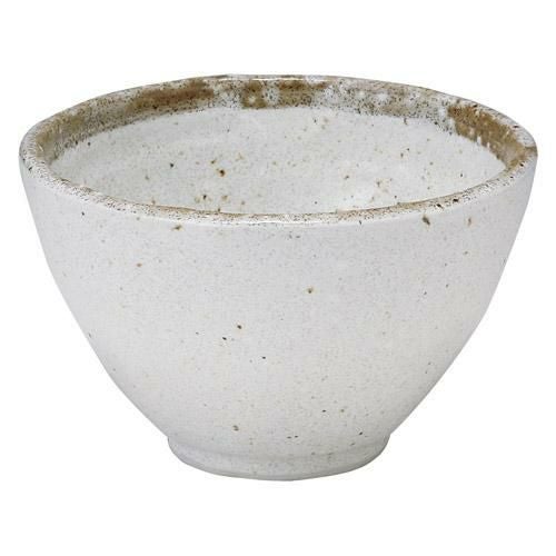 小丼 粉引ライン 手びねり4.5姫丼