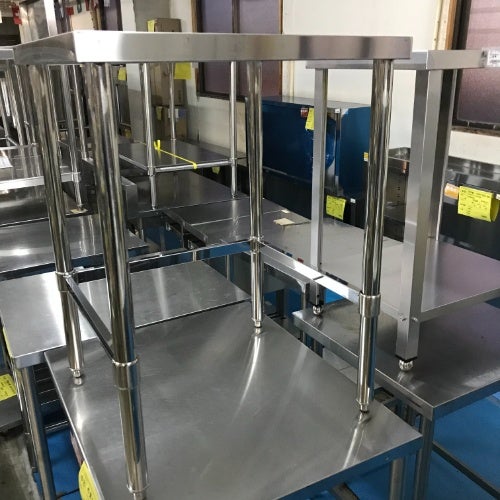 中古】作業台 三方枠 BGなし 幅600×奥行600×高さ800 【送料別途見積