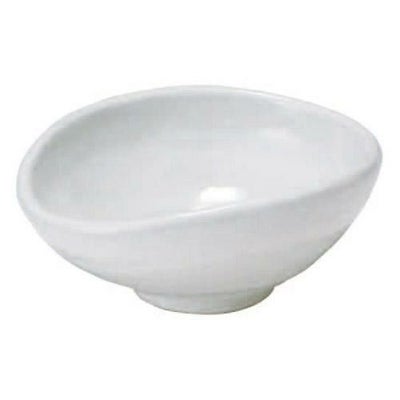 小鉢 【粉引 たまご型4.0小鉢】 幅142mm×奥行119mm×高さ58mm【グループB】【プロ用】