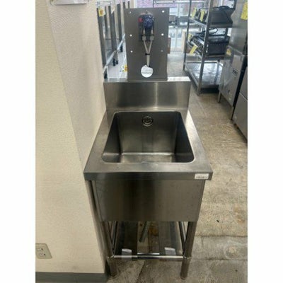 中古】一槽シンク 幅450×奥行600×高さ800 【送料別途見積】【業務用 