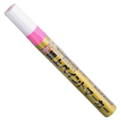 極上ペイントマーカー 建築用 蛍光ピンク 幅15×奥行15×高さ140(mm)