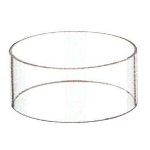 ブッフェステーション ユニットベース クリア(連結用カット付)C1205(SS)φ120×50