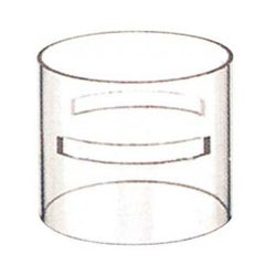 ブッフェステーション ユニットベース クリア(連結用カット付)C1210(S)φ120×100