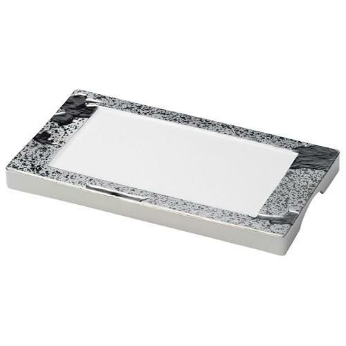 角皿 渕プラチナ 長角皿/業務用食器