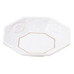 小皿 【朱金彩 八角高麗】 高さ24mm×(手付・はみ出し部分含む)サイズ:120・直径:113【グループB】【プロ用】