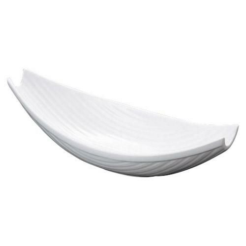 向付 白磁 舟型向付