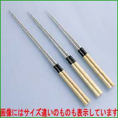 白木柄 盛箸 (水牛桂付) 12cm