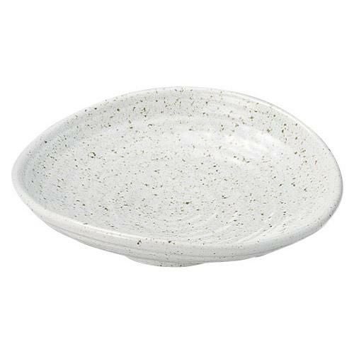 向付 白唐津 楕円向付