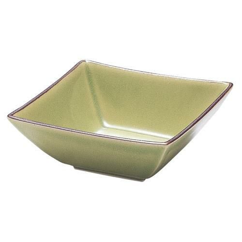 小鉢 渕錆ヒワ 京型角4.0小鉢