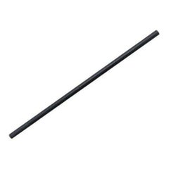 紙ストロー 直径6×210mm黒(袋入)/100入