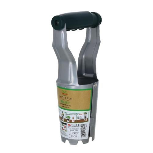 畑サイクル 苗植え穴掘り器 幅115×奥行83×高さ235(mm)