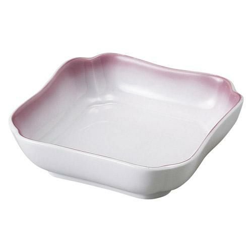 小鉢 紫吹 花四角小鉢