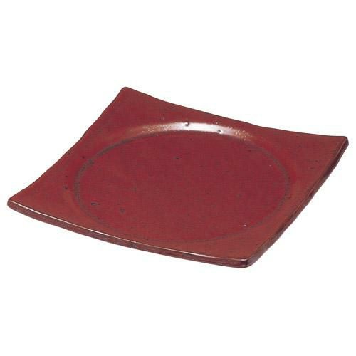 角皿 朱赤 四角皿