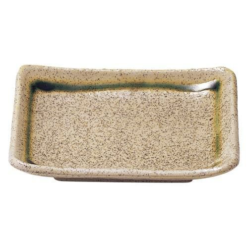 小皿 黄瀬戸唐津一引 のり皿