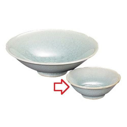 千代口 ヒワ貫入 輪花千代口