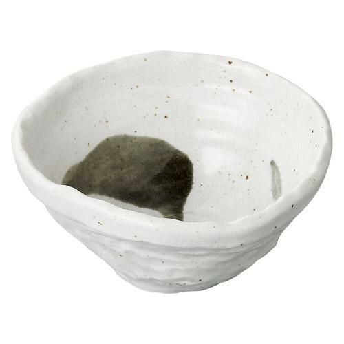 小鉢 白マット水晶刷毛目 ナブリ三角小鉢/業務用食器