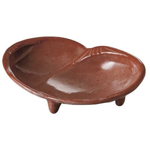 向付 赤楽合せ貝 向付