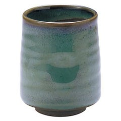 湯呑み 【均窯緑ペコ 小湯呑】 高さ85mm×直径:62【グループB】【プロ用】