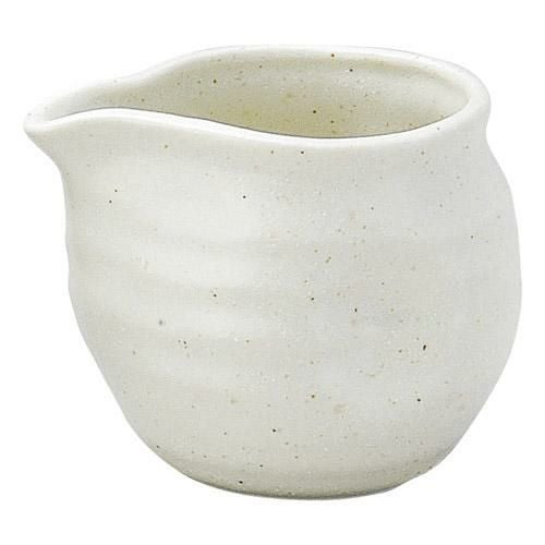 汁次 粉引風 変形汁次(小)/徳利2019W