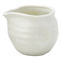 汁次 【粉引風 変形汁次(小)】 高さ80mm×(手付・はみ出し部分含む)サイズ:95・直径:70【グループB】【プロ用】