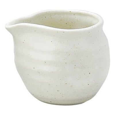 汁次 【粉引風 変形汁次(小)】 高さ80mm×(手付・はみ出し部分含む)サイズ:95・直径:70【グループB】【プロ用】