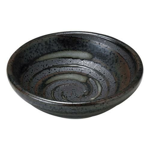 【飲食店定番】小皿 黒うず 小皿