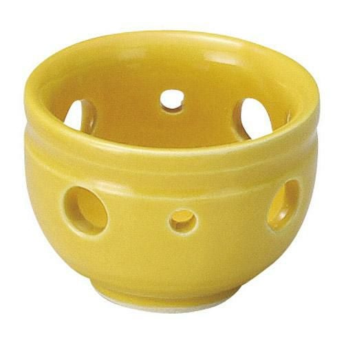 小鉢 山吹イエロー 透かし珍味