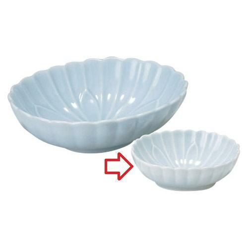 千代口 青磁 菊型千代口