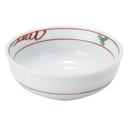 とんすい 赤絵新芽 4.0玉割