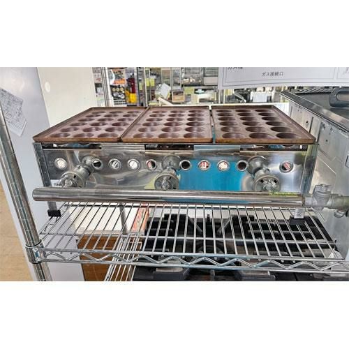 中古】たこ焼き器 伊東金属工業所 183SB 幅580×奥行350×高さ195 都市