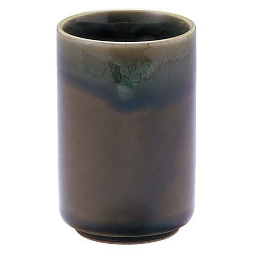 湯呑み 織部塗り分 長湯呑/業務用食器