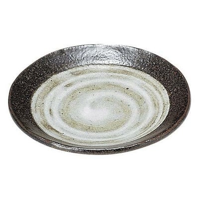 小皿 【深山雪 手びねり4.0皿】 高さ25mm×直径:136【グループB】【プロ用】