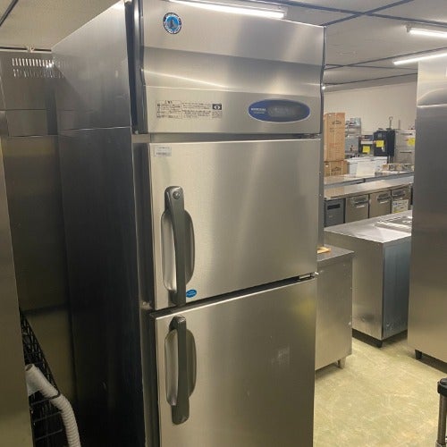 業界最長1年保証】【中古】2ドア冷凍冷蔵庫 ホシザキ HRF-63Z 幅625