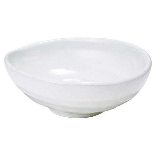 中鉢 粉引 たまご型5.0鉢