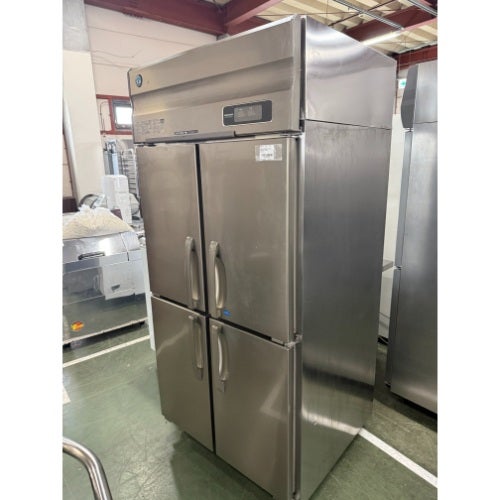 業界最長1年保証】【中古】縦型冷凍冷蔵庫 1凍3蔵 ホシザキ HRF-90 幅