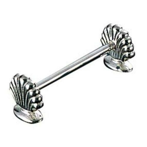 SW シェル型 ナイフレスト 真鍮製(銀メッキ付)