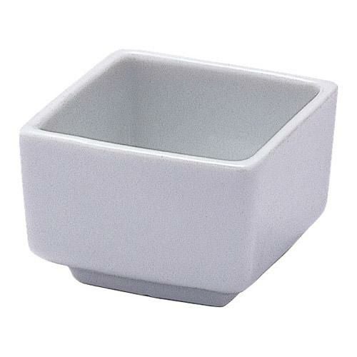 小鉢 白磁 キュービック(大)