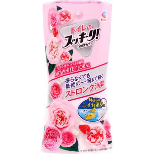 アース トイレのスッキーリ！Sukki-ri！エアリーホワイトフローラルの香り
