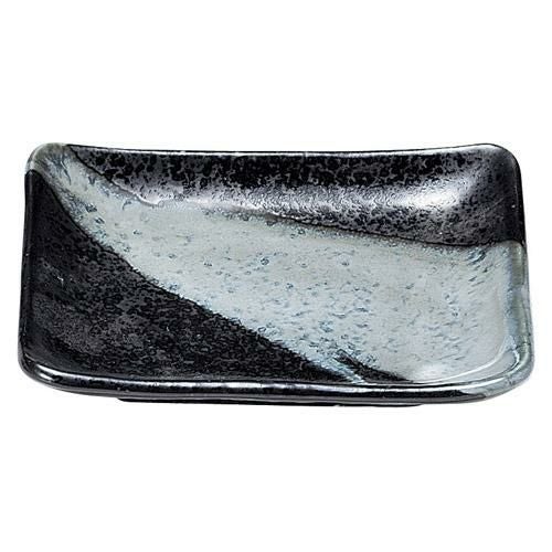 小皿 しそで青流 のり皿