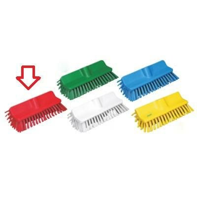 ヴァイカン アングルデッキブラシ ハードタイプ ７０４７ レッド