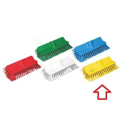 ヴァイカン アングルデッキブラシ ハードタイプ ７０４７ イエロー